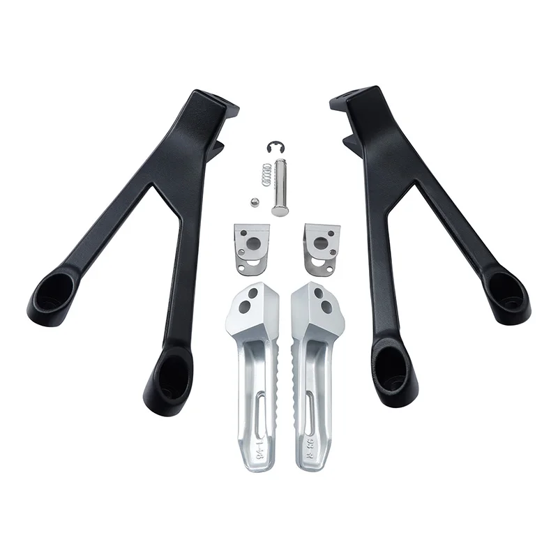 오토바이 블랙 크롬 뒷발 페그 페달 발판, BMW M1000RR 2020-2022 S1000RR 2019-2022 2020 2021