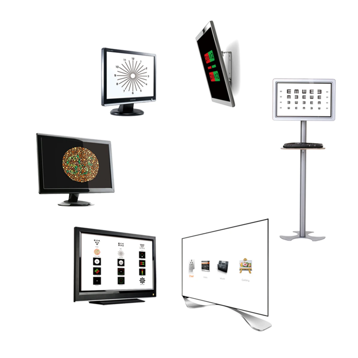 China Manufacture Hot Sale Ophthalmic Chart Projector Lcd Test Chart with eye hospitalLocal stock