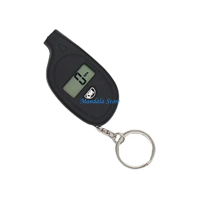U2JC User Friendly Tire Pressure Sensors Gauge Keychain For Safety Consciously Driver