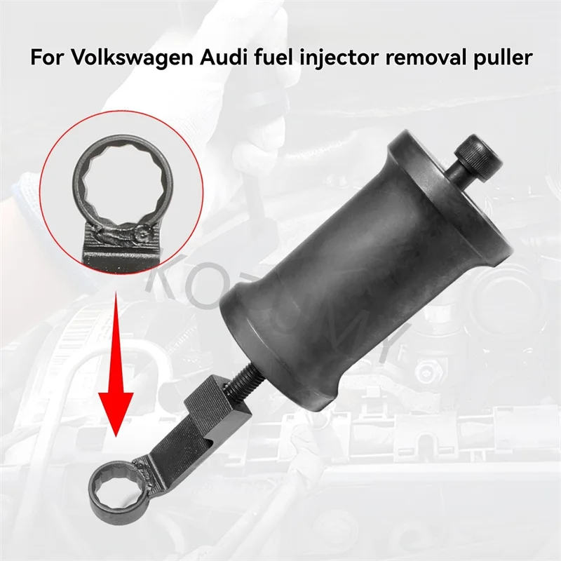 Diesel Fuel Injector Removal Tool For VW Audi 1.6 2.0 TDI Heavy Duty Alloy Steel For Global European Auto Repair Tool Dealers