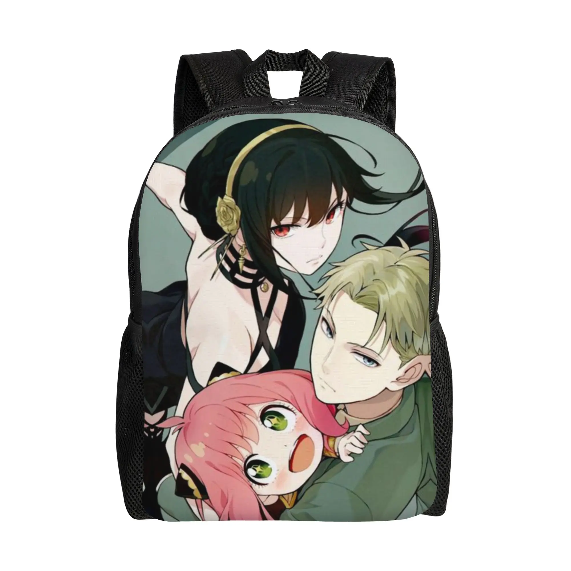 

SPY×FAMILY Laptop Bag Back to school season Embrace each other as one big family Kawaii Backpack
