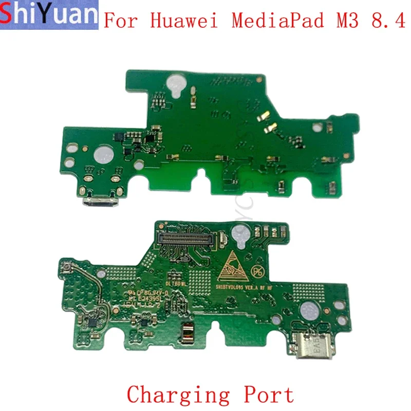 

USB-порт для зарядки, гибкий кабель, док-разъем для Huawei MediaPad M3 8,4 BTV-DL09, быстрая зарядка, микрофон