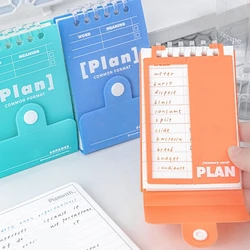 Mini Memory Card 60 Pages 1440 Words Learning Memo Pad Portable Diary with Dots Stickers School F7612