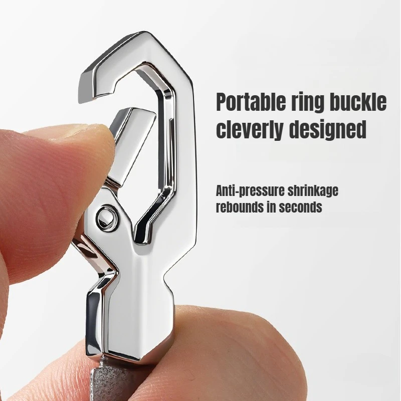 

​1PCS Stainless Steel Nail Files Double Sided with Keychain for Manicure Pedicure Home Salon Use Metal Nail Buffer Shiner​