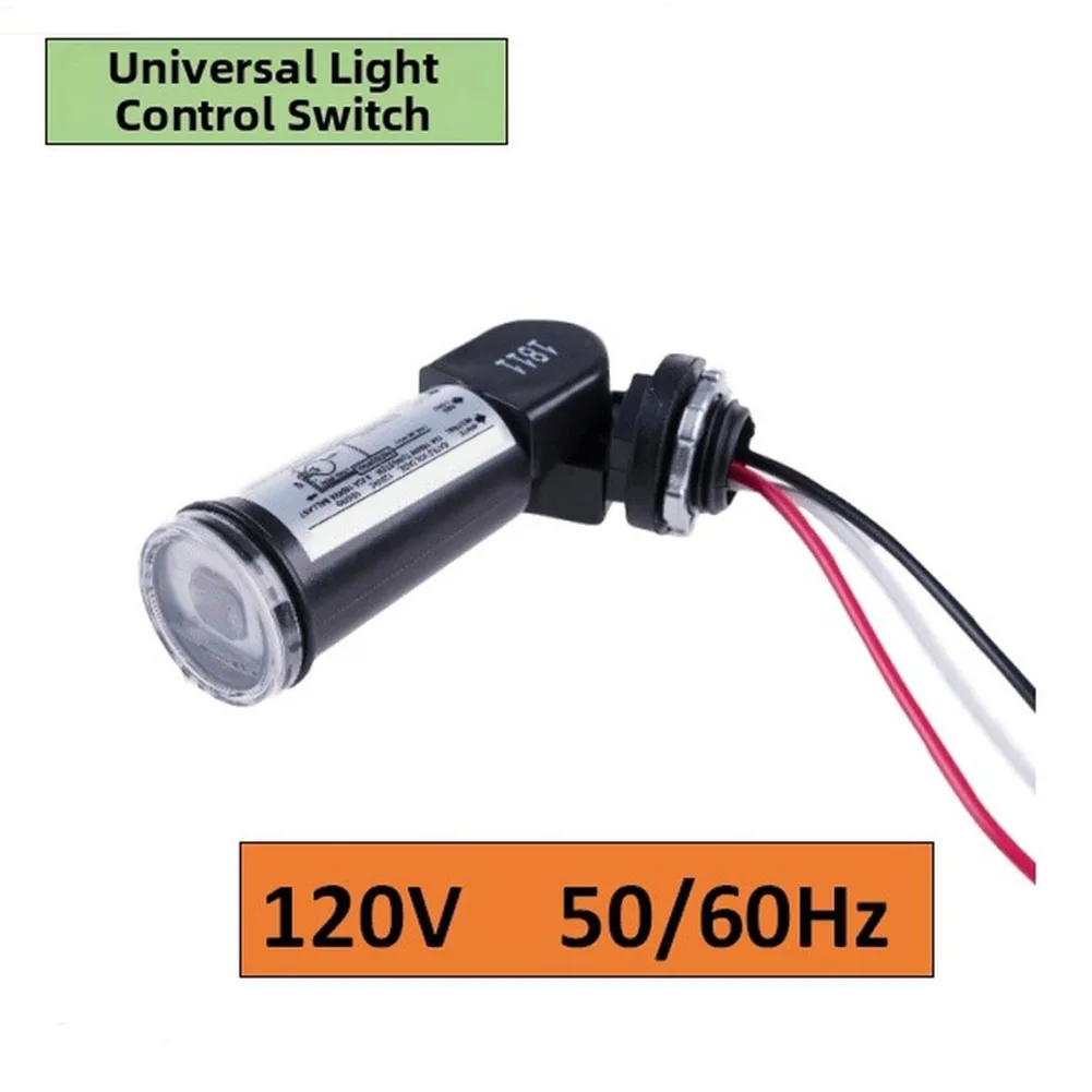 4 Packs 120V Photocell Sensor Switch Dusk to Dawn Automatic Light Control for Porch Garden Street Courtyard Outdoor Lighting