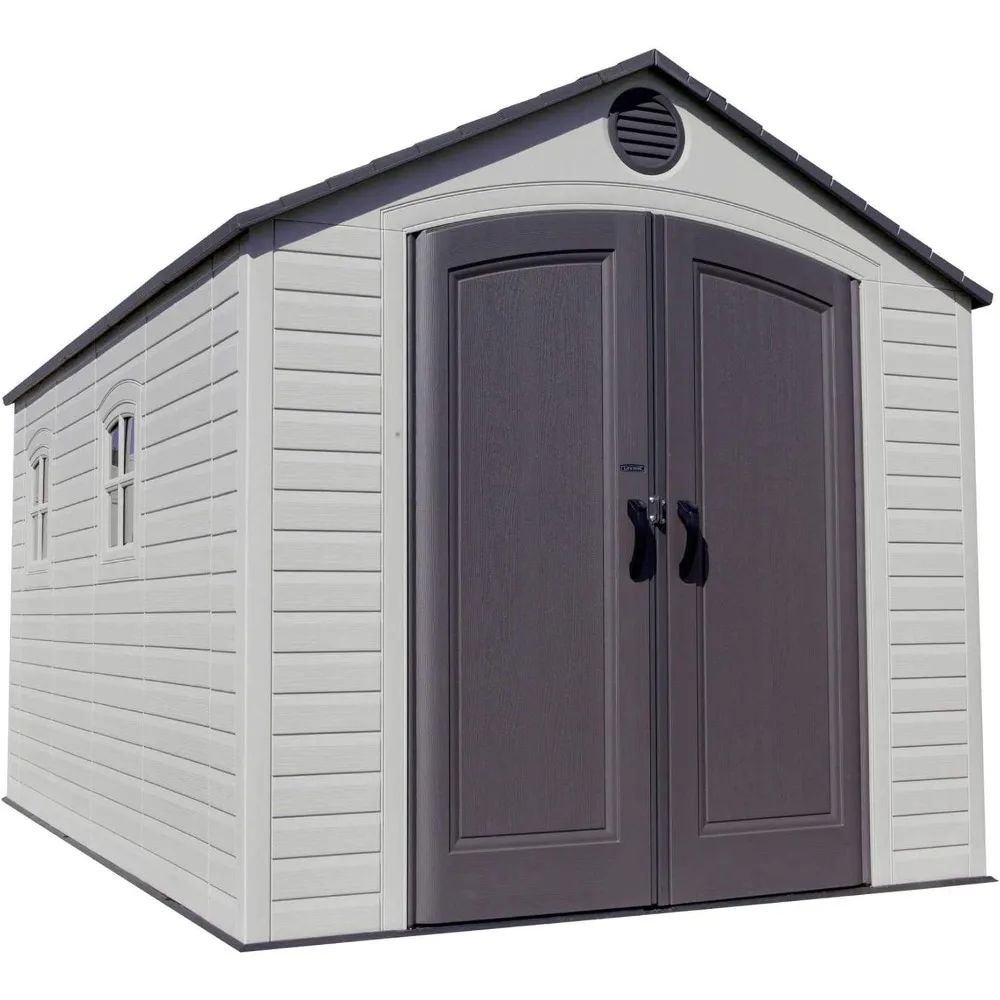 6402 Outdoor Storage Shed, 8 by 12.5 Feet; 2 windows