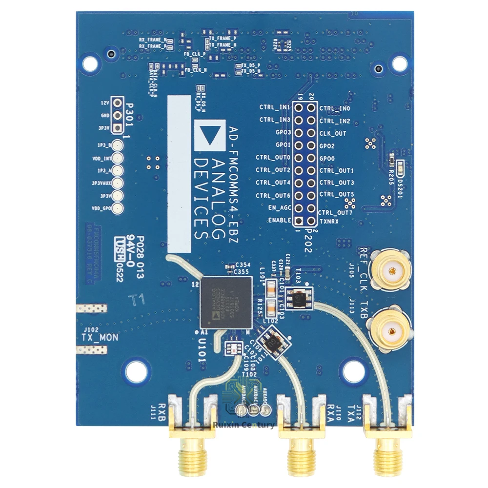 AD-FMCOMMS4-EBZ FOR Analog Devices AD9364 SDR Radio Board 70MHz-6GHz 56MHz BW 1x1 MIMO FMC HDL Linux Driver Genuine