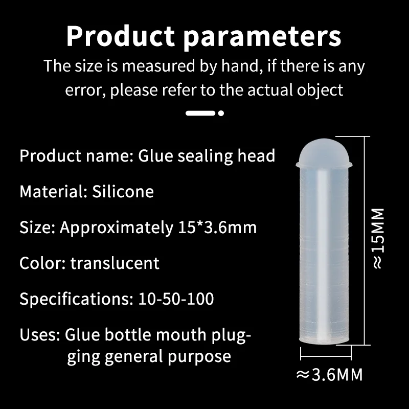 LUXIANZI Needle Tips Special Silicone Plug For Phone repair Flux Green Oil Dispensing Liquid Syringe Needle Tip Plug Cover