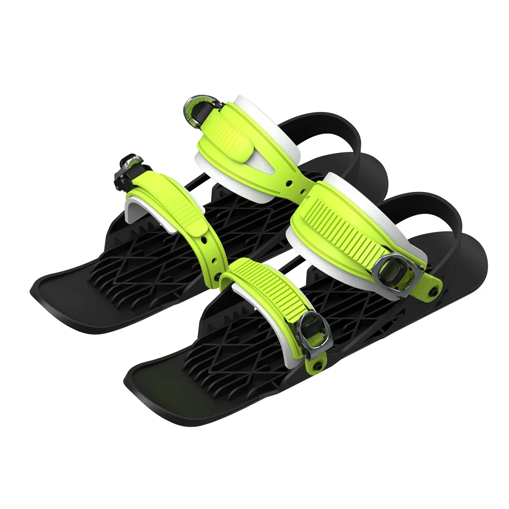 Adult mini entry-level ski skis suitable for beginners Ski boots that can be worn directly on the feet Snow walking shoes