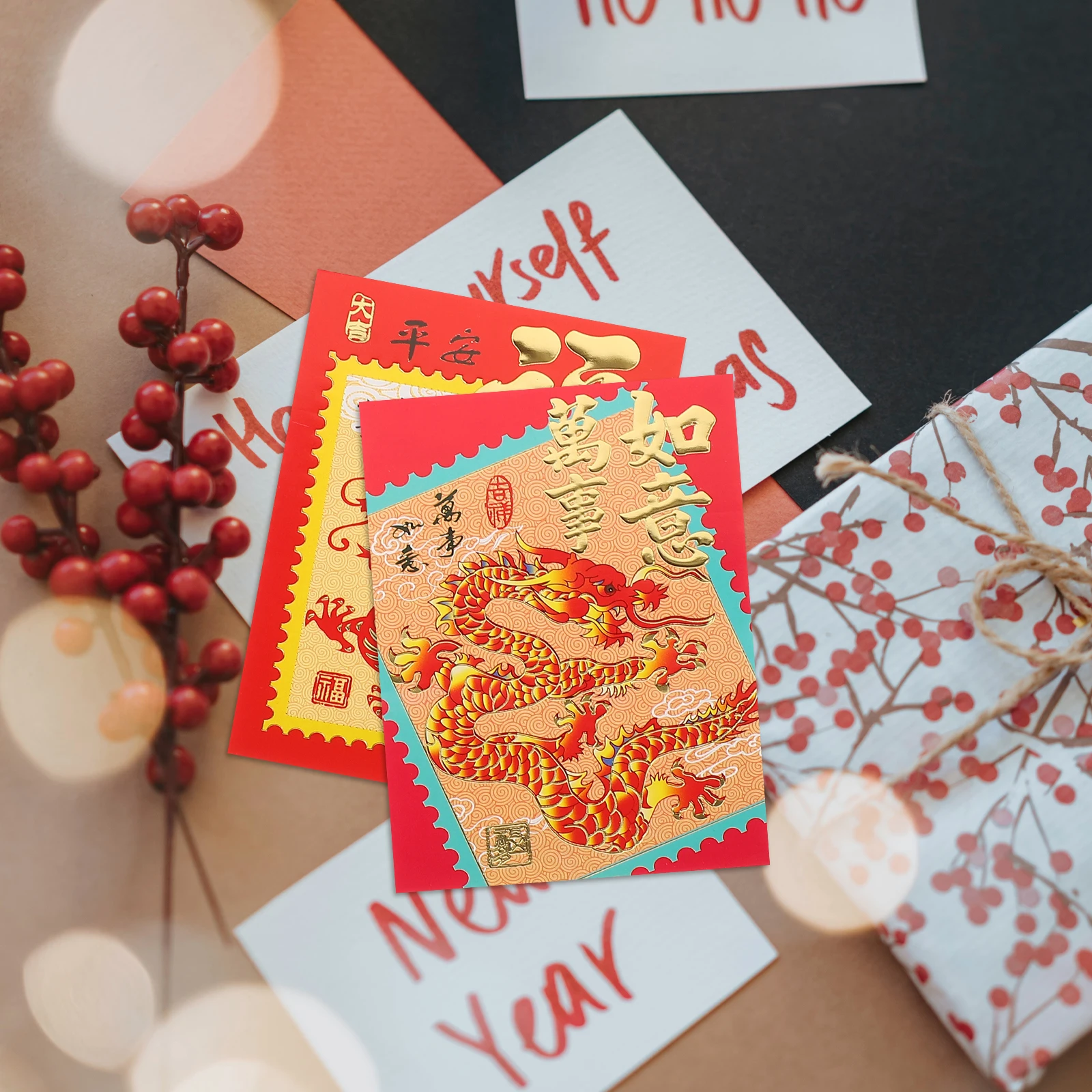 

30Pcs Traditional Red Envelopes Chinese Style Lucky Money Bags for New Year and Spring Festival Red Envelopes Chinese