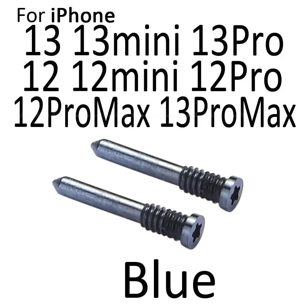 10 piezas de la cubierta trasera del tornillo del conector del muelle para el iPhone 8 Plus 12 13 mini 11 Pro X XR XS Max SE 2020 accesorios de los