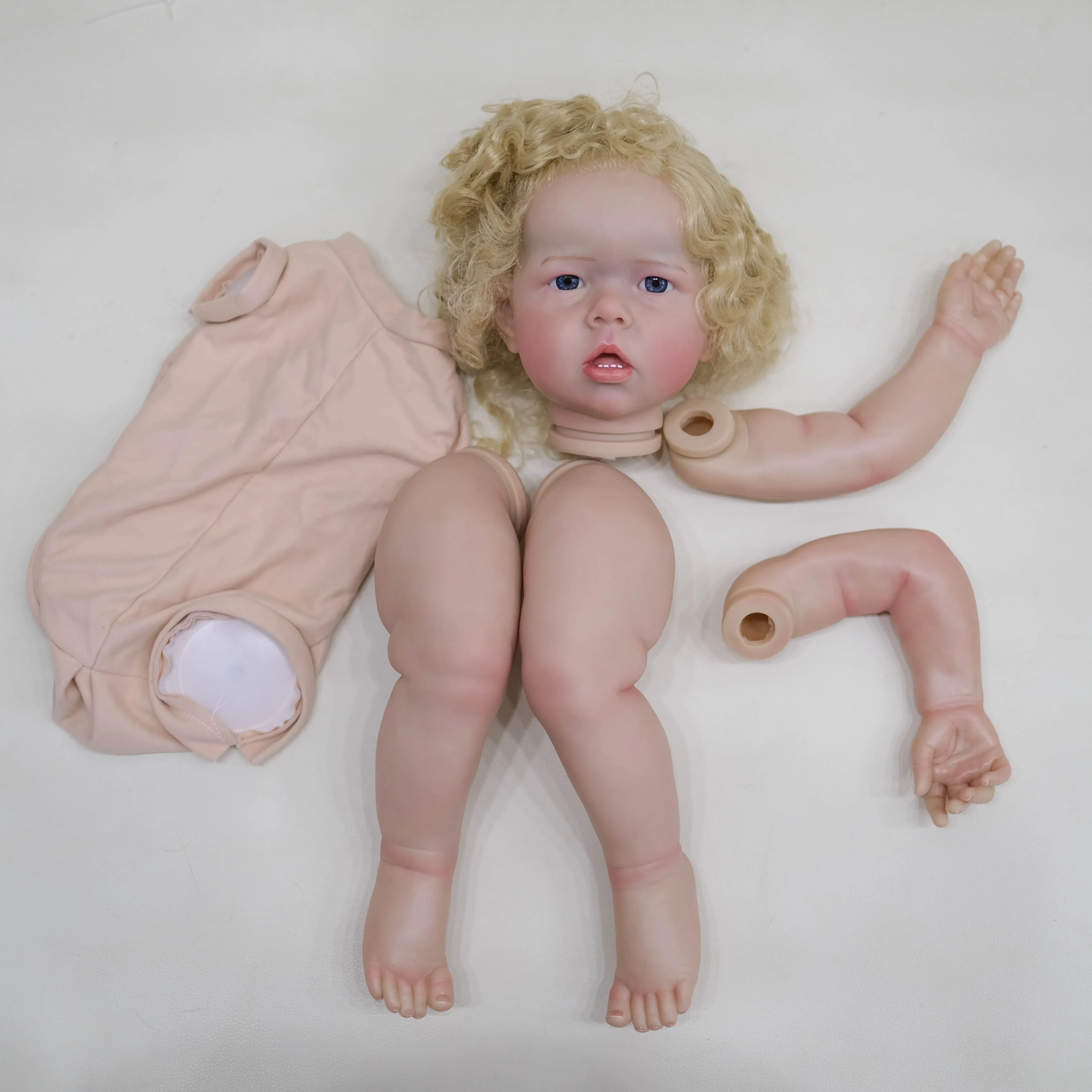 DLS 28inch Already Painted Liam Lifelike Skin Kit Doll Reborn Toddler 6 Month Size Kits Very Lifelike Baby Doll DYI Toys