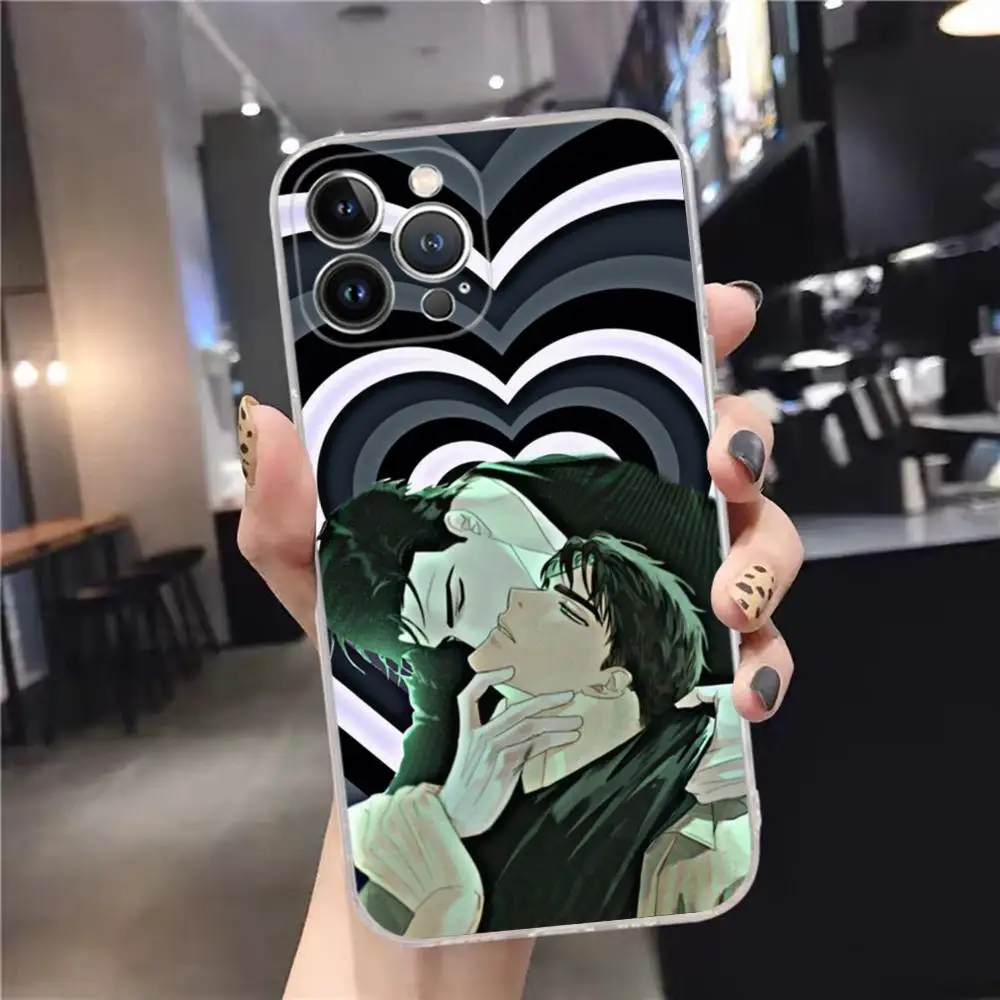Under the Green Light Phone Case For iPhone 15 14 11 12 13 Mini Pro XS Max Cover 6 7 8 Plus X XR SE 2020 Funda Shell