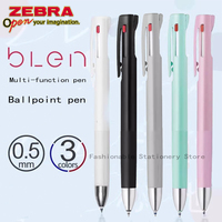 New Japan ZEBRA Blen Multi Functional Ballpoint Pen B3AS88 0.5mm Red/Blue/Black Back To School School Supplies Stationery