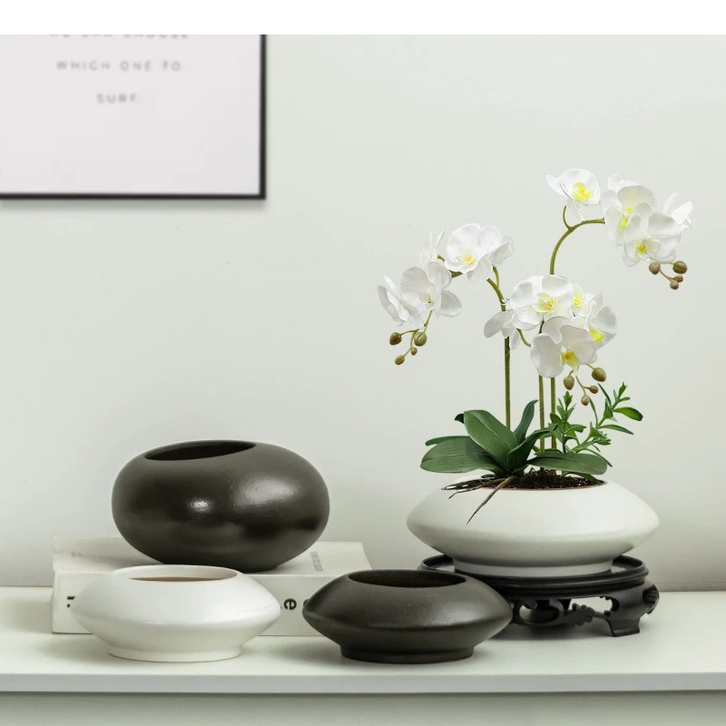 Pebble Flowerpot Geometry Flower Vase Planting Basin Plant Pot Flower Pot Balcony Decorations Plant Accessories Succulent