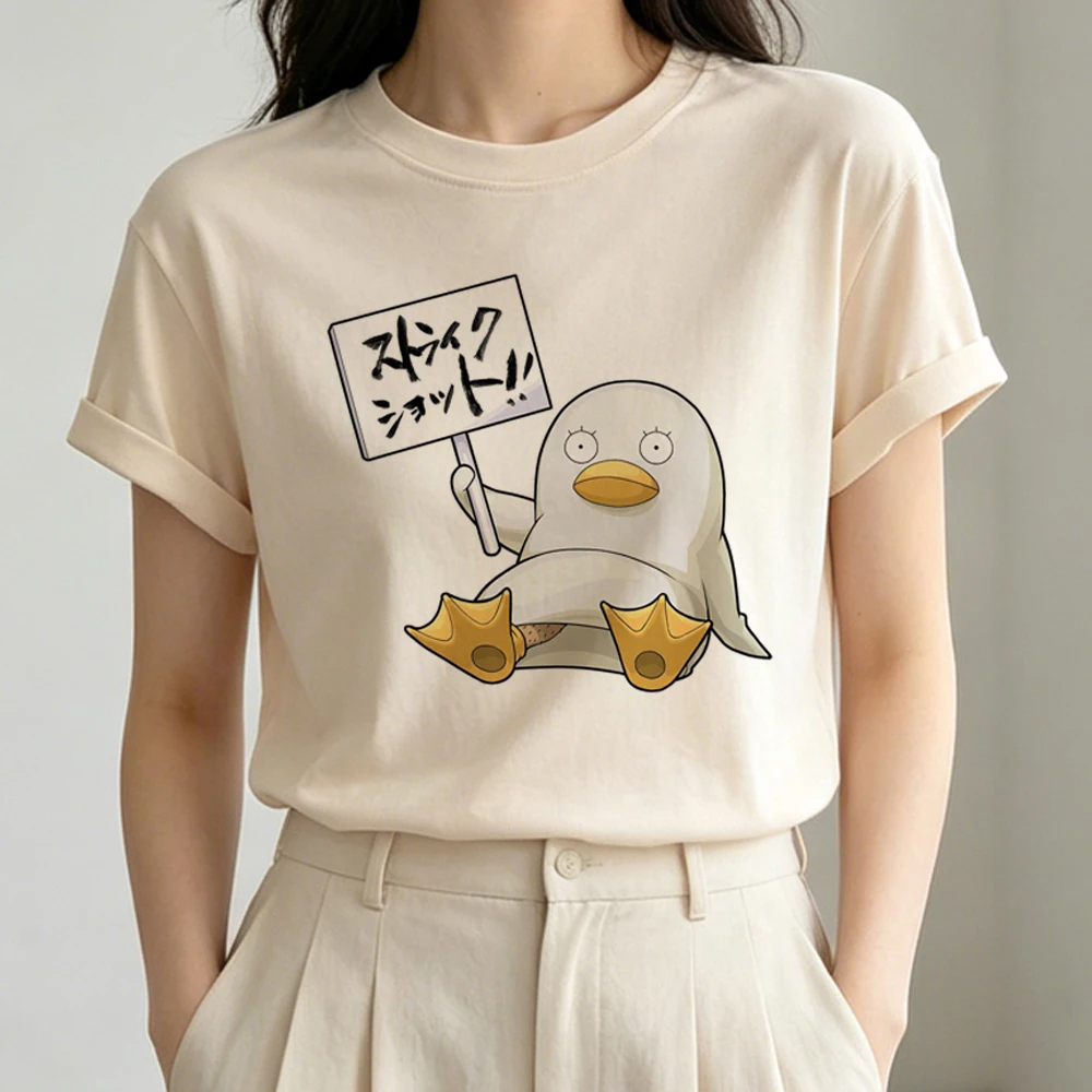Gintama Samurai Gintoki shirt girl manga gyaru vintage aesthetic clearance sales shirt streetwear gothic Retro summer funny