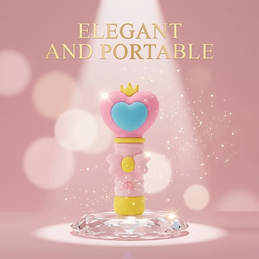 1 Piece of Girly Magic Wand Perfume Spray, Portable Refillable Bottle, Long-Lasting Light Fragrance, Fresh Portable Fragrance, Princess-Style Magic Wand Perfume Bottle, Portable Spray, Essential for Commuting and Traveling, Capacity 15ml
