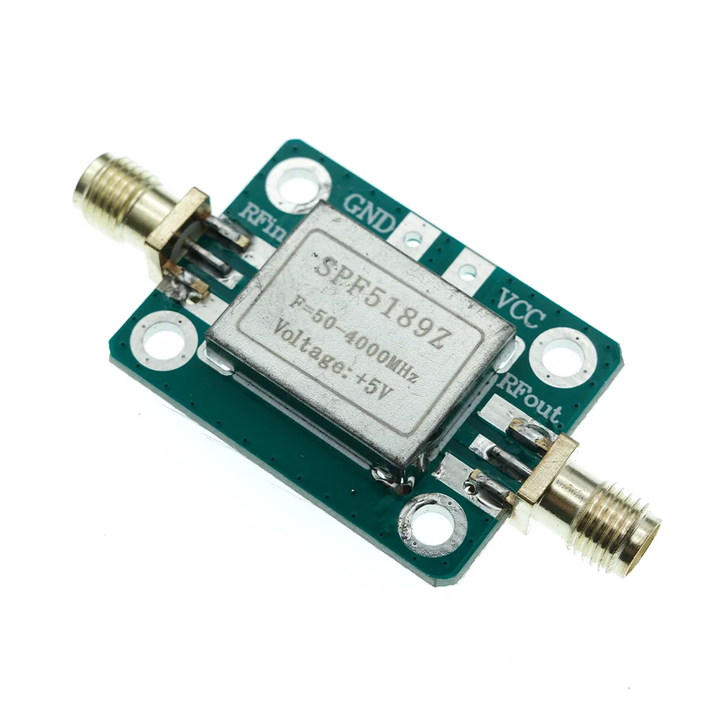 LNA 50-4000 MHz RF SPF5189 NF 0.6dB Low Noise Amplifier Signal Receiver Board
