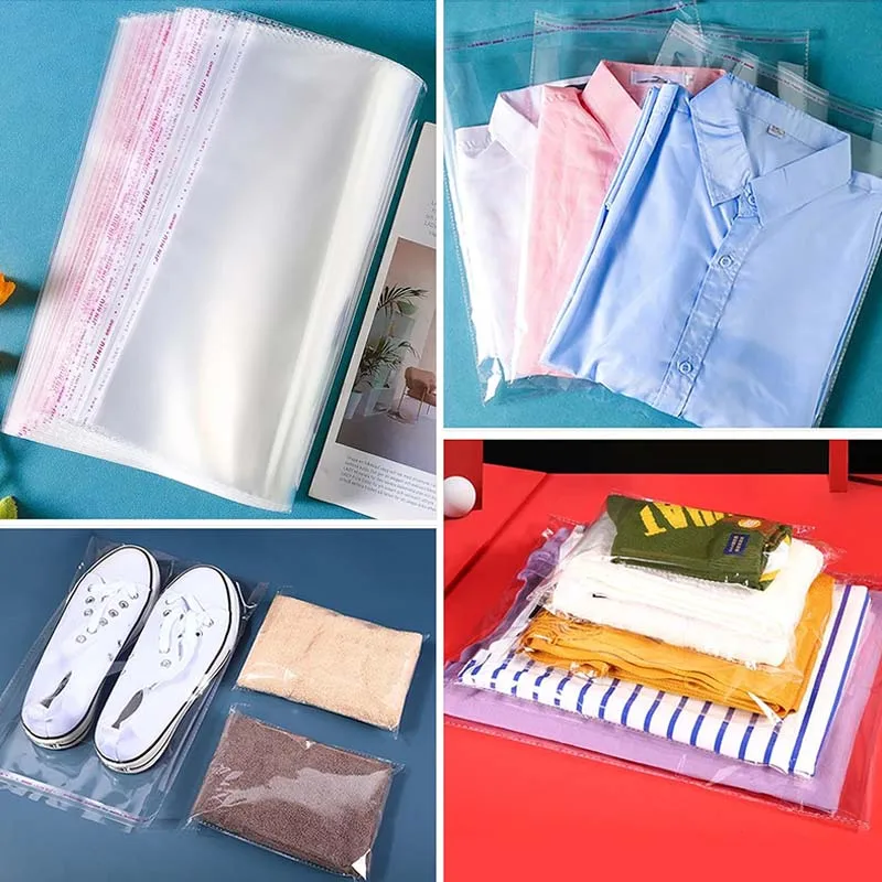 Transparente, selbstdichtende Geschenktüten aus Kunststoff, langlebig, durchsichtige Verpackungsbeutel für Heimbedarf, Festival, Partygeschenke, Verpackung TMZ – Detail 11