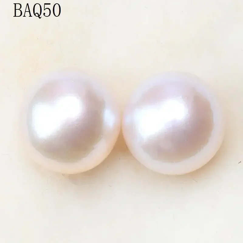 10mm Near-circular Natural Fresh Water Edison Pearl Naked Pearl with No Hole Matching 3A White DIY Earrings Jewelry Wholesale