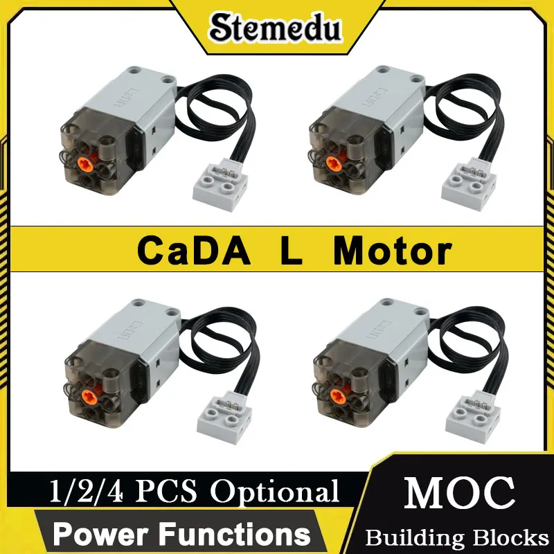 

CaDA High-Torque L Motor for Legoeds MOC Power Functions Building Blocks Upgrade Mechanical DIY Bricks Compatible with Technical