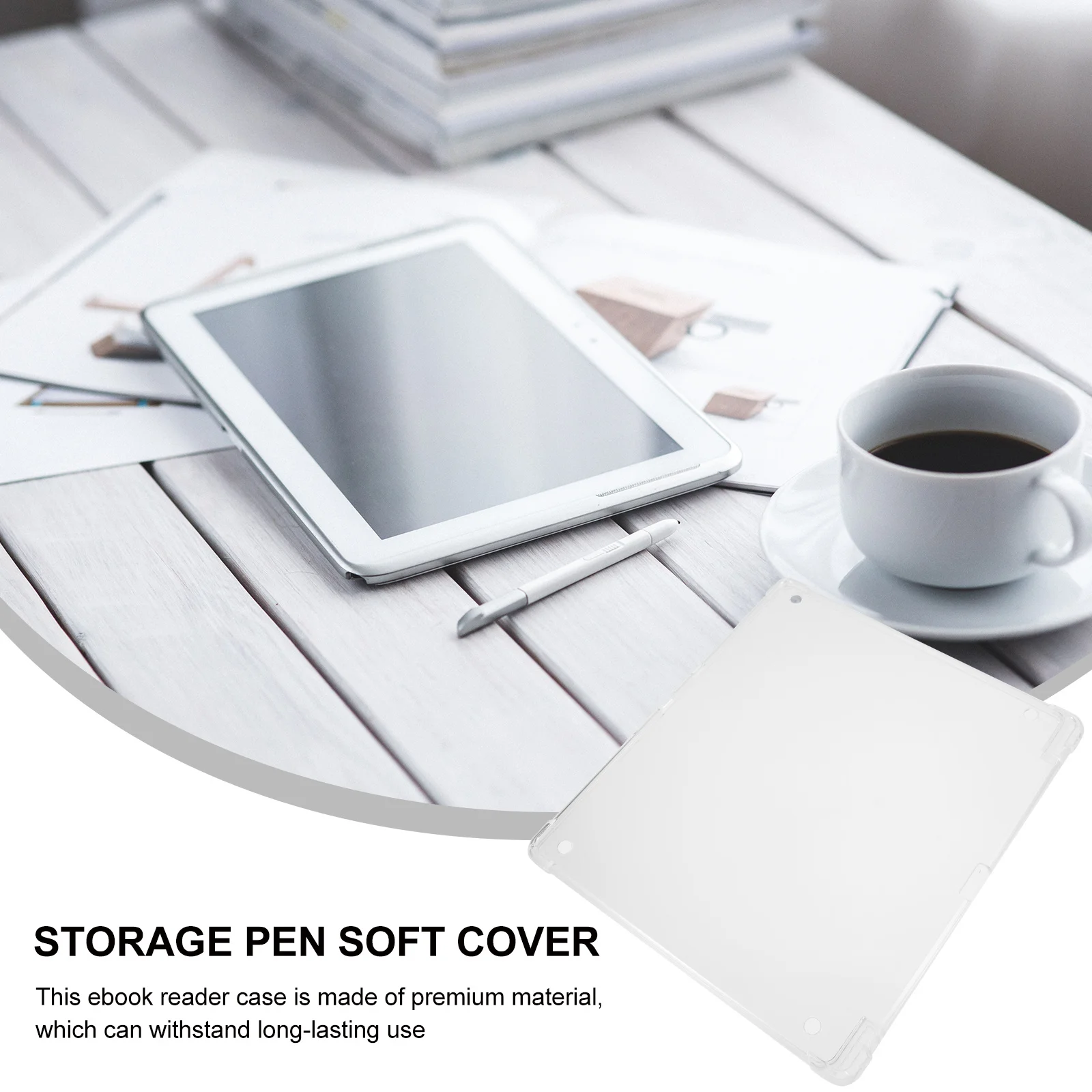 Ebook Reader Case Compatible Scribe 10.2 Tpu Protective Cover Pen Slot Scratch Proof Drop Resistant E-Reader Cover