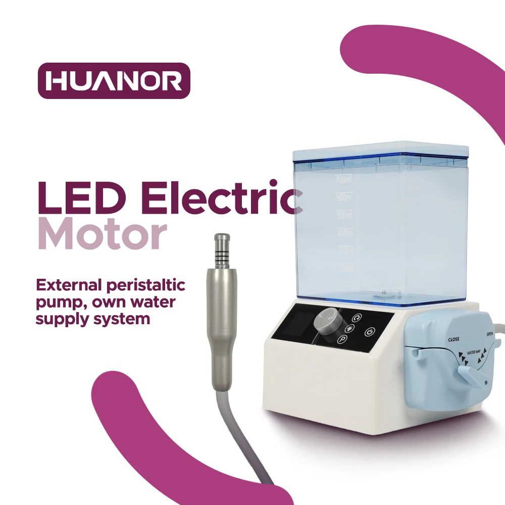 LED Brushless Electric Motor with Independent Water Supply And Adjustable Speed Professional Dental Clinical Equipment
