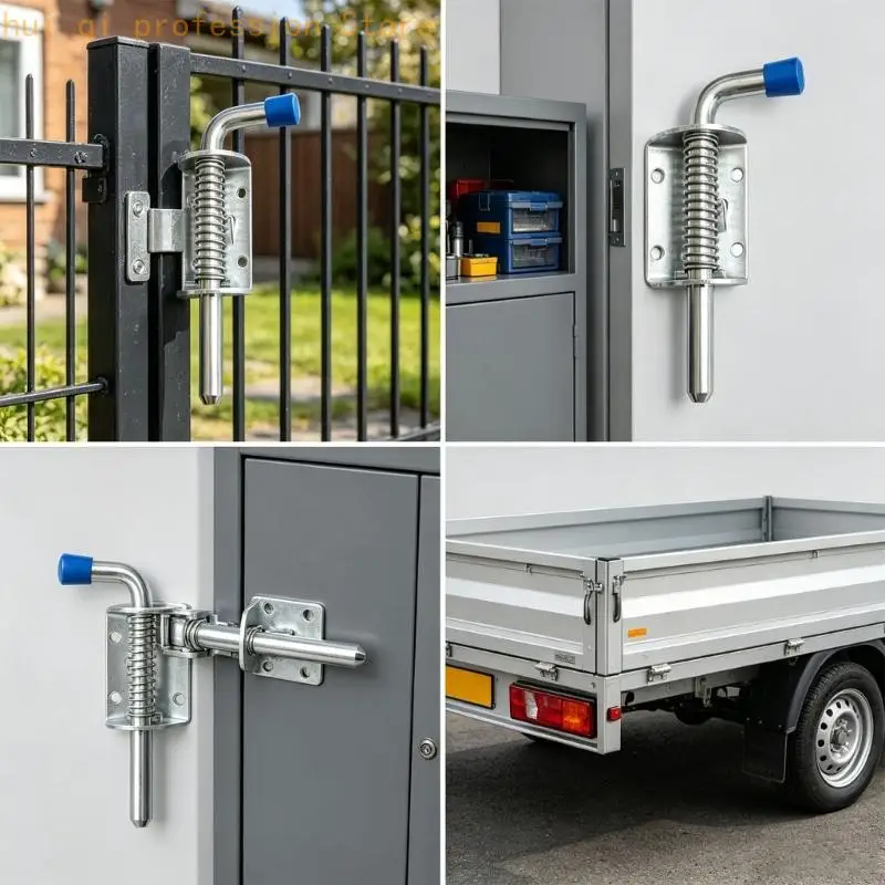 Schließbolzen-Set aus Edelstahl für Schränke und Anhänger H8WE – Detail 2