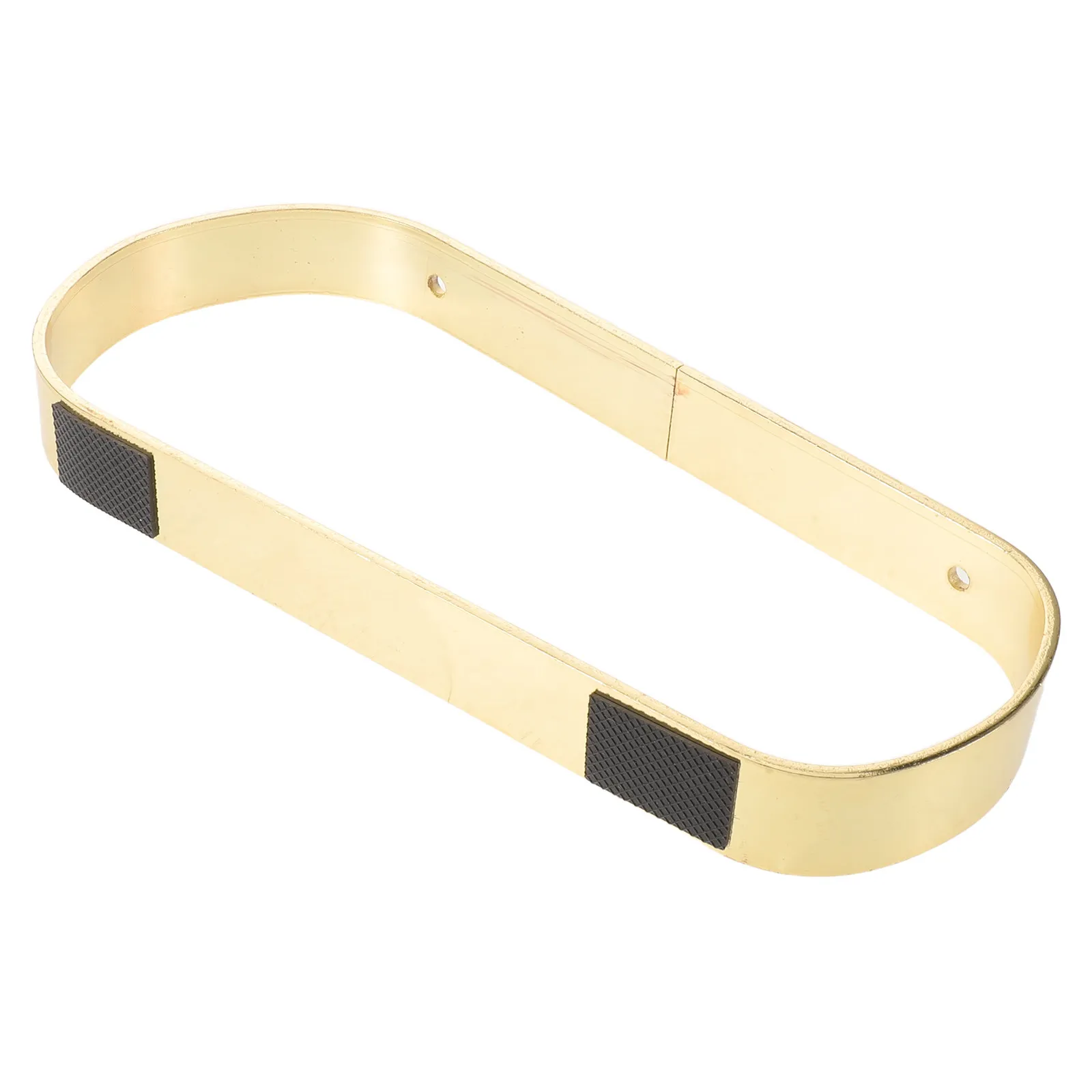 Manicure Arm Rest Stand Gold Iron Oval Frame Thickened Hand Support for Nail Technician Table