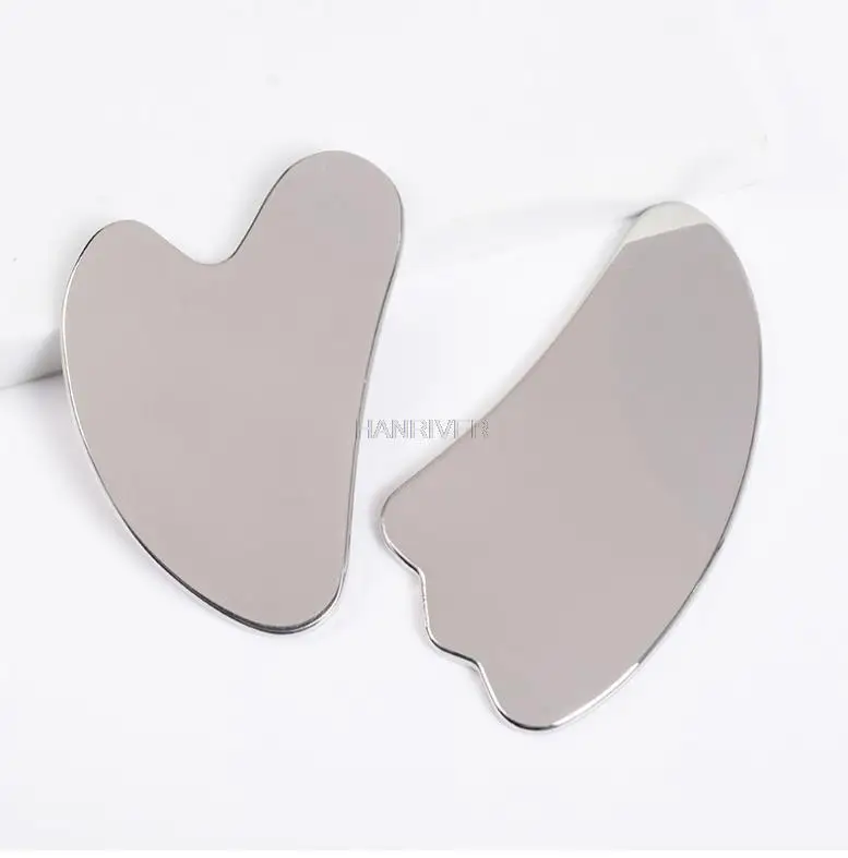 

Stainless Steel Scraper Face Care Massager GuaSha Tool Set Jade Massage Neck Eye Beauty Health Anti Wrinkle Cellulite Skin Detox