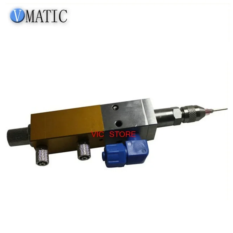 Free Shipping Air Operated Double Acting Precision Suck Back Epoxy Silicone Resin Glue Dispensing Valve