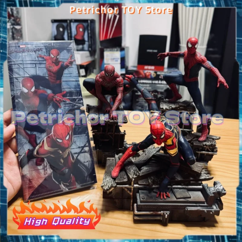 

（High-Quality）Marvel Superhero Spider Man Series Avengers Yamaguchi Style Figurine Model Ornament Fans Birthday Gifts
