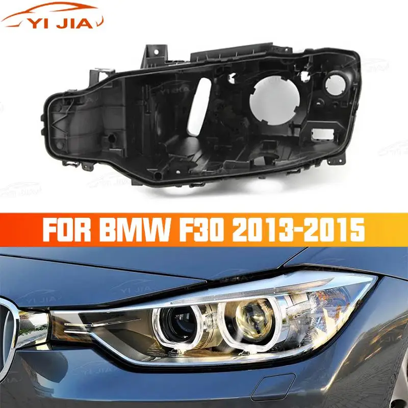 

YIJIA CAR Xenon Lamp Housing Plastic Headlight Shell Base Headlight Rear Shell For Bmw F30 2013-2015 Auto Parts
