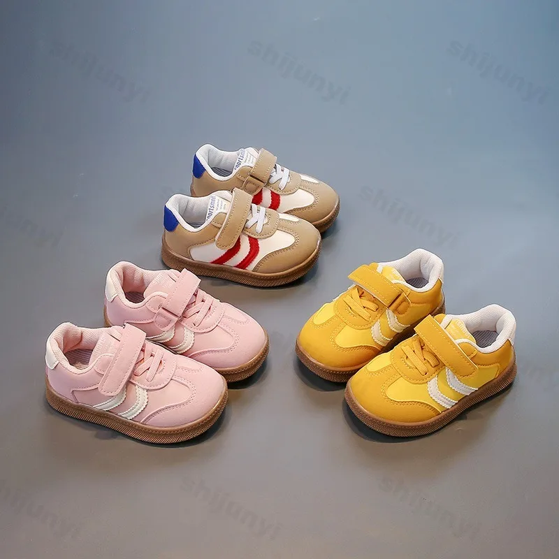 

Autumn Toddler Baby Casual Sports Shoes Fashion Non-slip Kids Outdoor Shoes Children Boys Girls Soft Soled Board Shoes 21-30