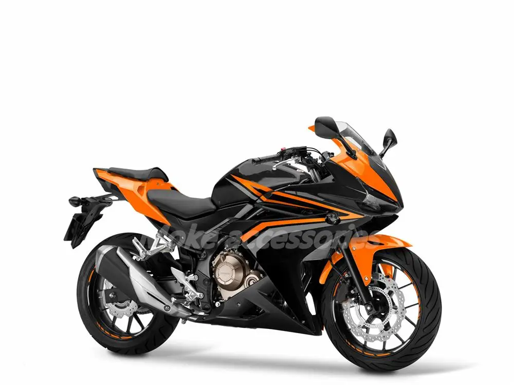 

Motorcycle Fairings Kit Fit For Cbr500R 2016 2017 2018 Bodywork Set 16 17 18 High Quality Abs Injection Orange Black