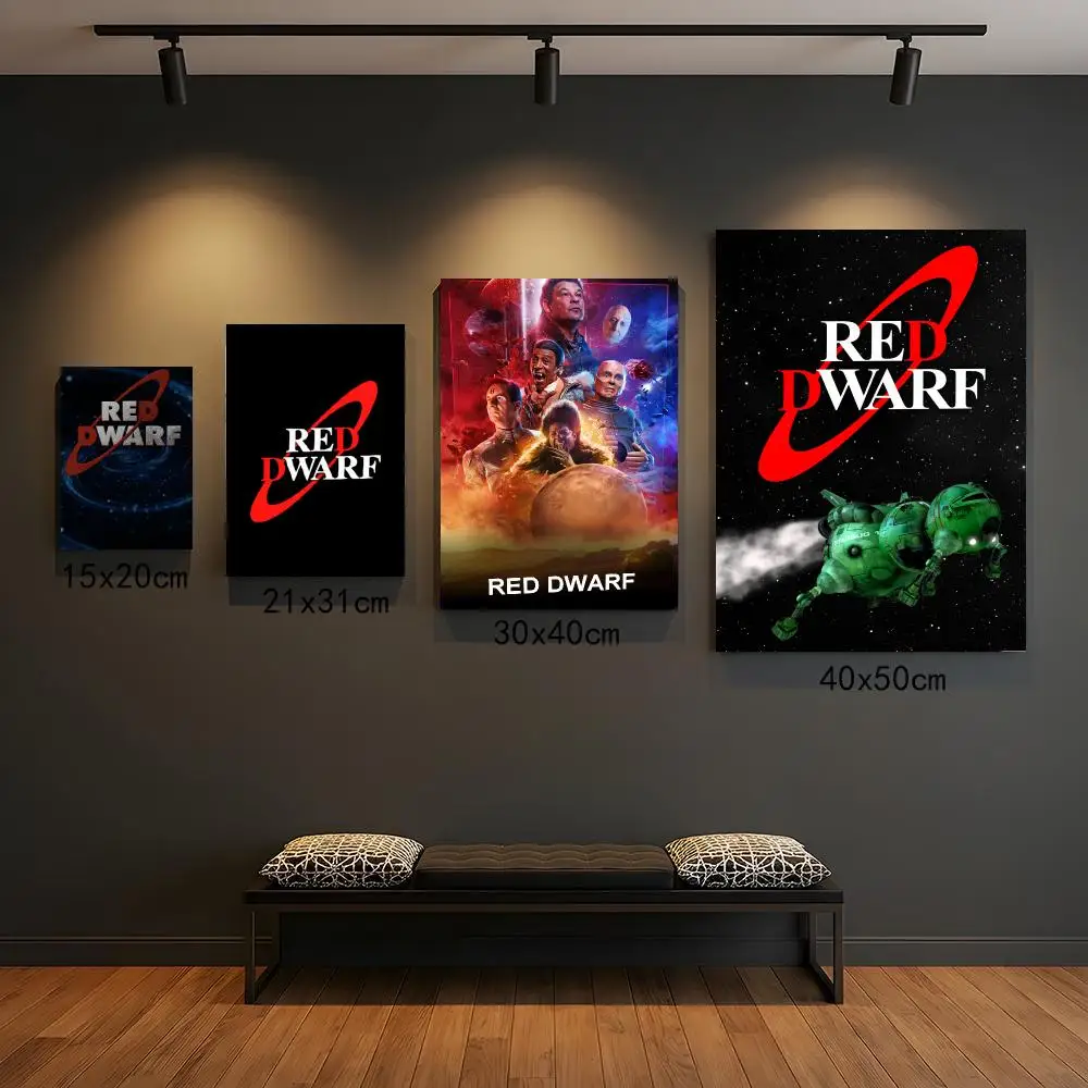 tv series R-Red Dwarf-F Poster Self Adhesive Wall Decor for Modern Home Cafe Office and Bar