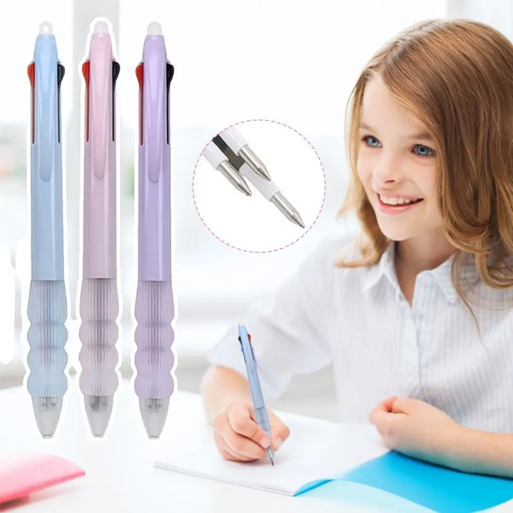 고품질 3-in-1 지워지는 펜 검정/파랑/빨강 잉크 필기 도구 젤 펜 0.5mm 팁 중성펜 학교 사무용