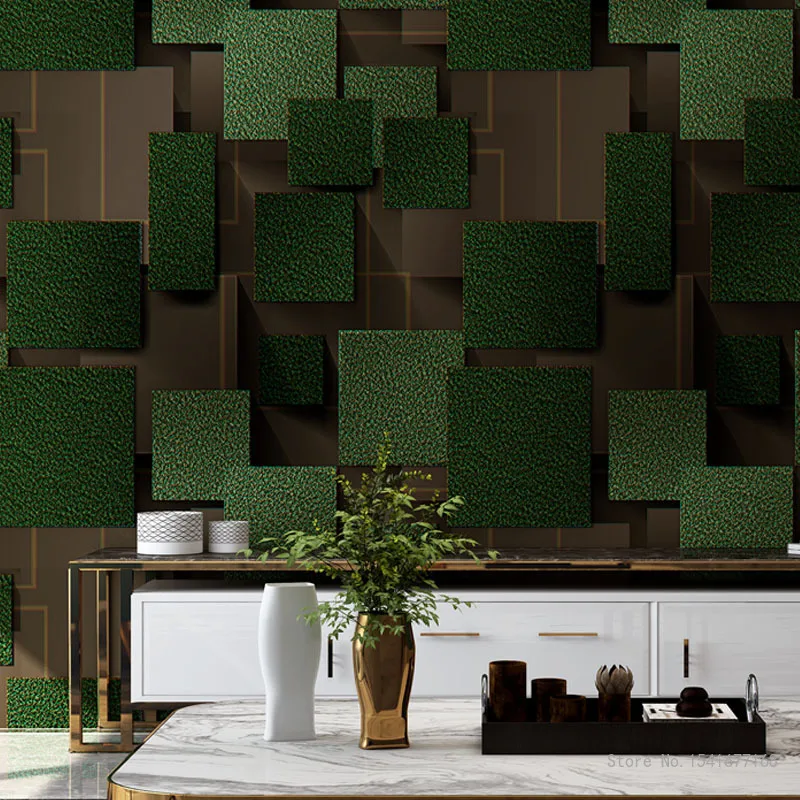 3D Imitation Deerskin Velvet Wallpaper, Three-Dimensional, Abstract, Non-Woven Fabric, Background Wall, Bedroom, Living Room