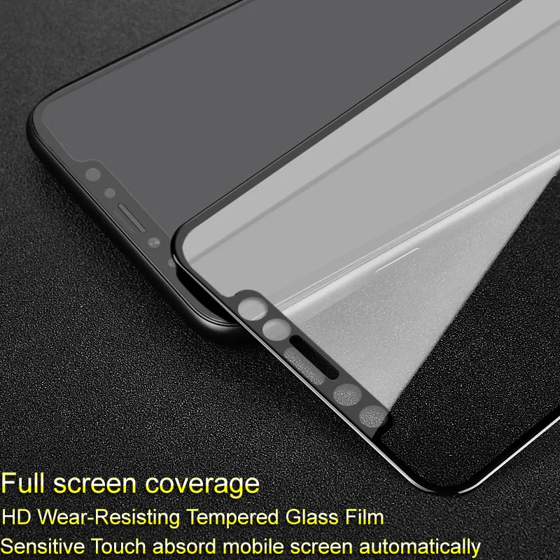 IMAK Pro+ Full Coverage Anti-explosion Tempered Glass Screen Protector for iPhone (2019) 5.8