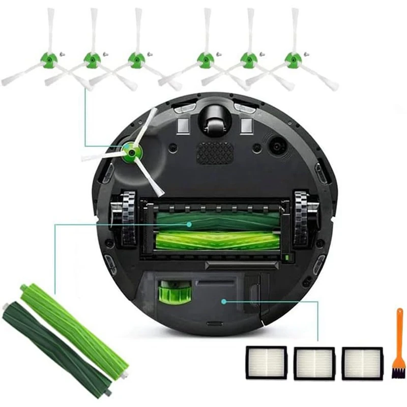 قطع غيار المكنسة الكهربائية ، ملحقات Irobot Roomba I1 ، I7 + ، I8 ، I8 + ، J7 ، Plus ، E5 ، E6 ، E7 ، I ، E & J Series