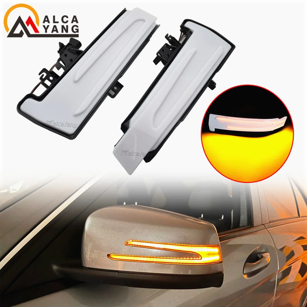 Car Rear View Mirror Dynamic Turn Signal Light For Mercedes-Benz W221 W212 W204 W176 W246 X156 C204 C117 X117 LED Blinker Lamp