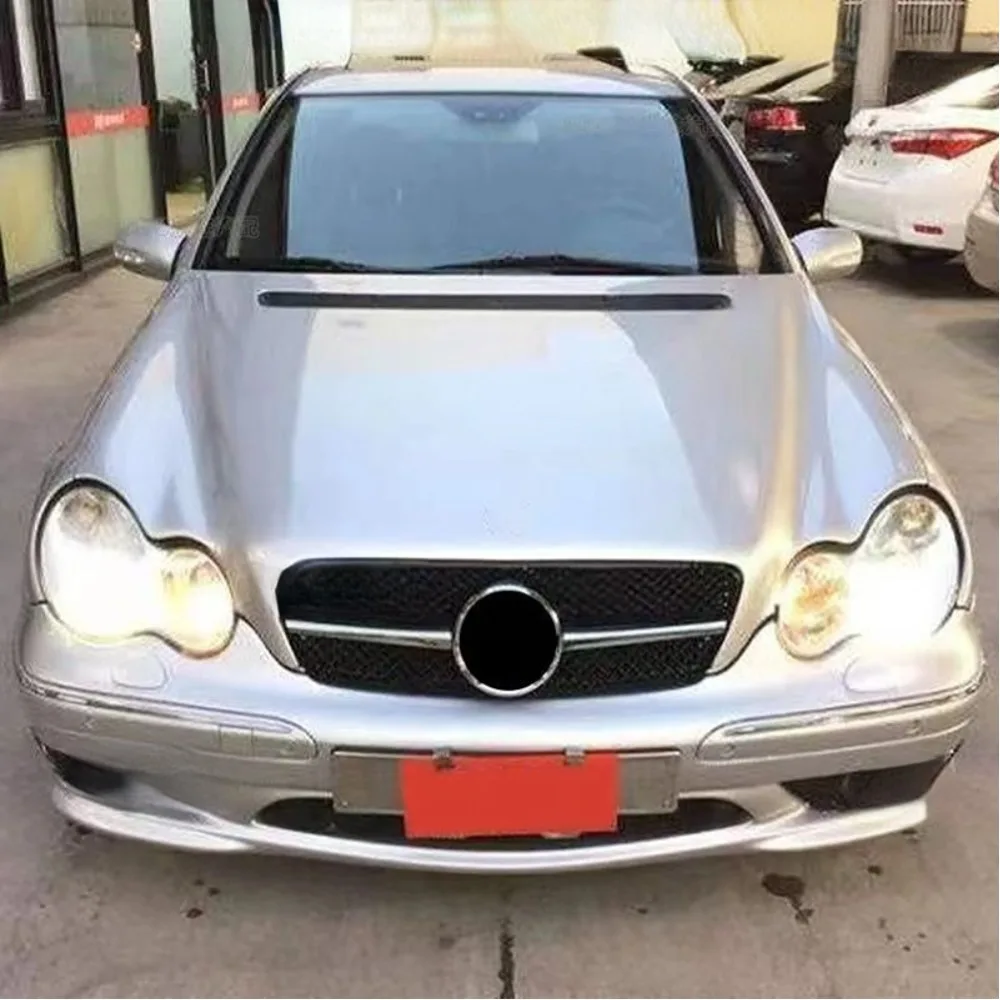 Sport Front Inlet Grille Racing Grill Accessories For Mercedes Benz C class W203 2000-2006 C200 C240 C320