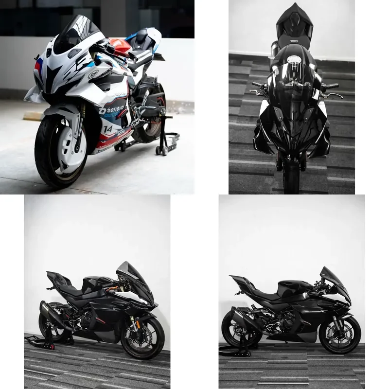 2026 RCR car development, adapted to Chunfeng 450SR modified integrated headgear windshield. Fixed wind wing fuel