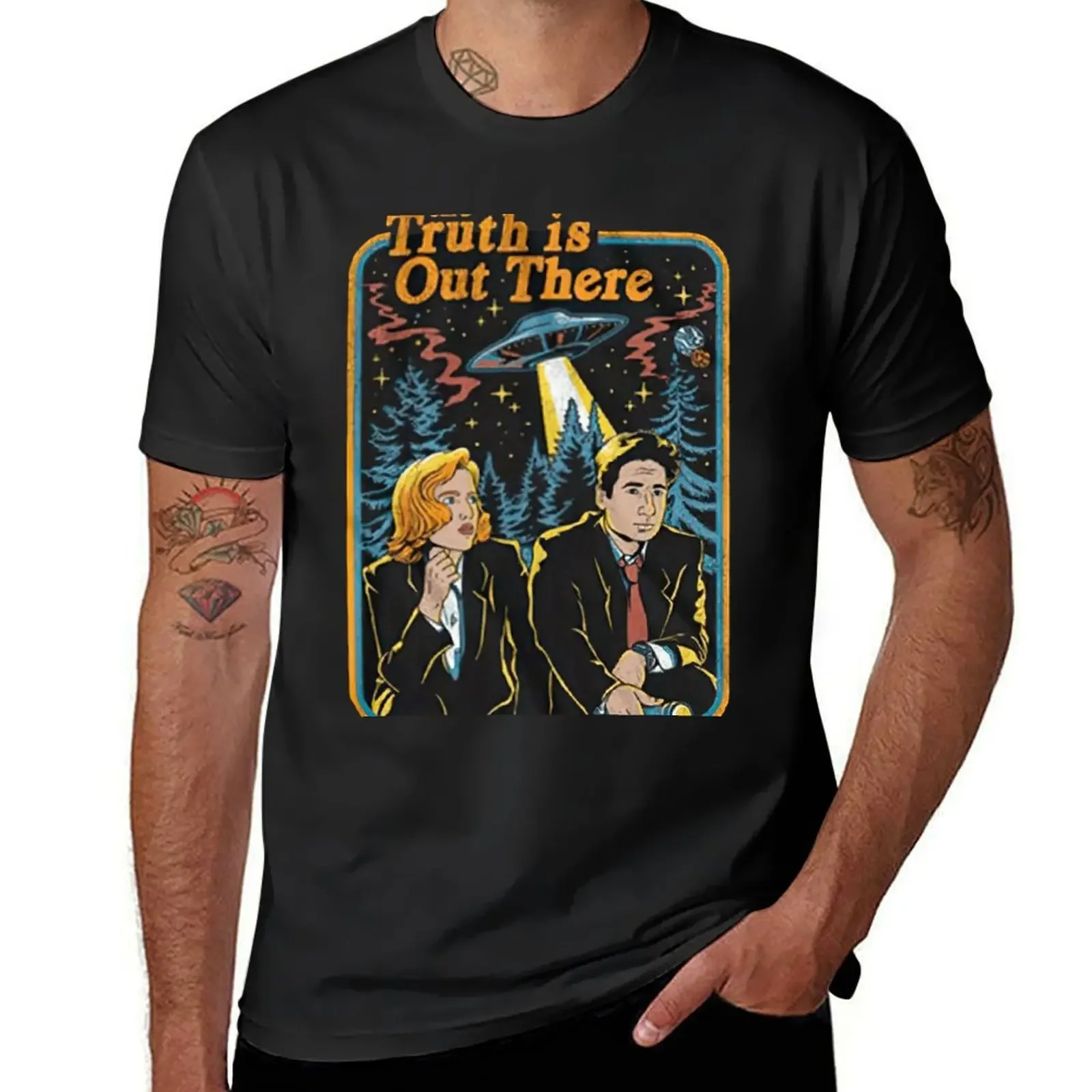 The X-Files T-Shirt plus size tops Blouse mens graphic t-shirts big and tall