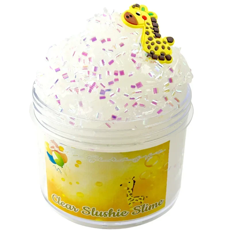 Kit de encanto de Slime para niños, grano de arroz, puzle de espuma elegante, cristal de descomposición, masa de juego, barro, limo, crujiente, PAS