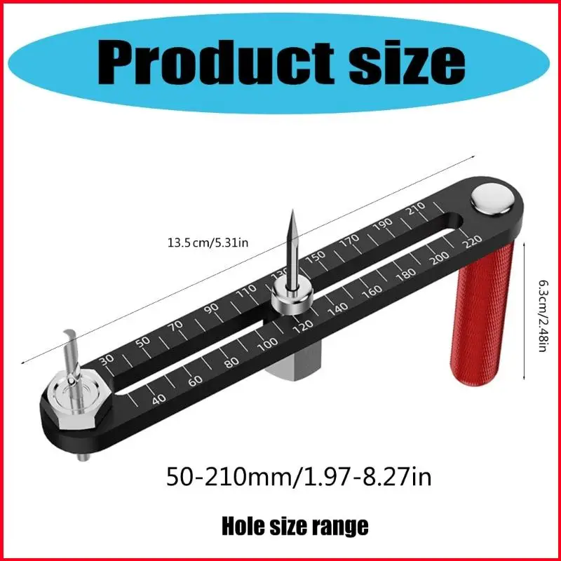 K92A Versatilitys Hole Cutter Circle Cutter for Electrical HVAC Installations