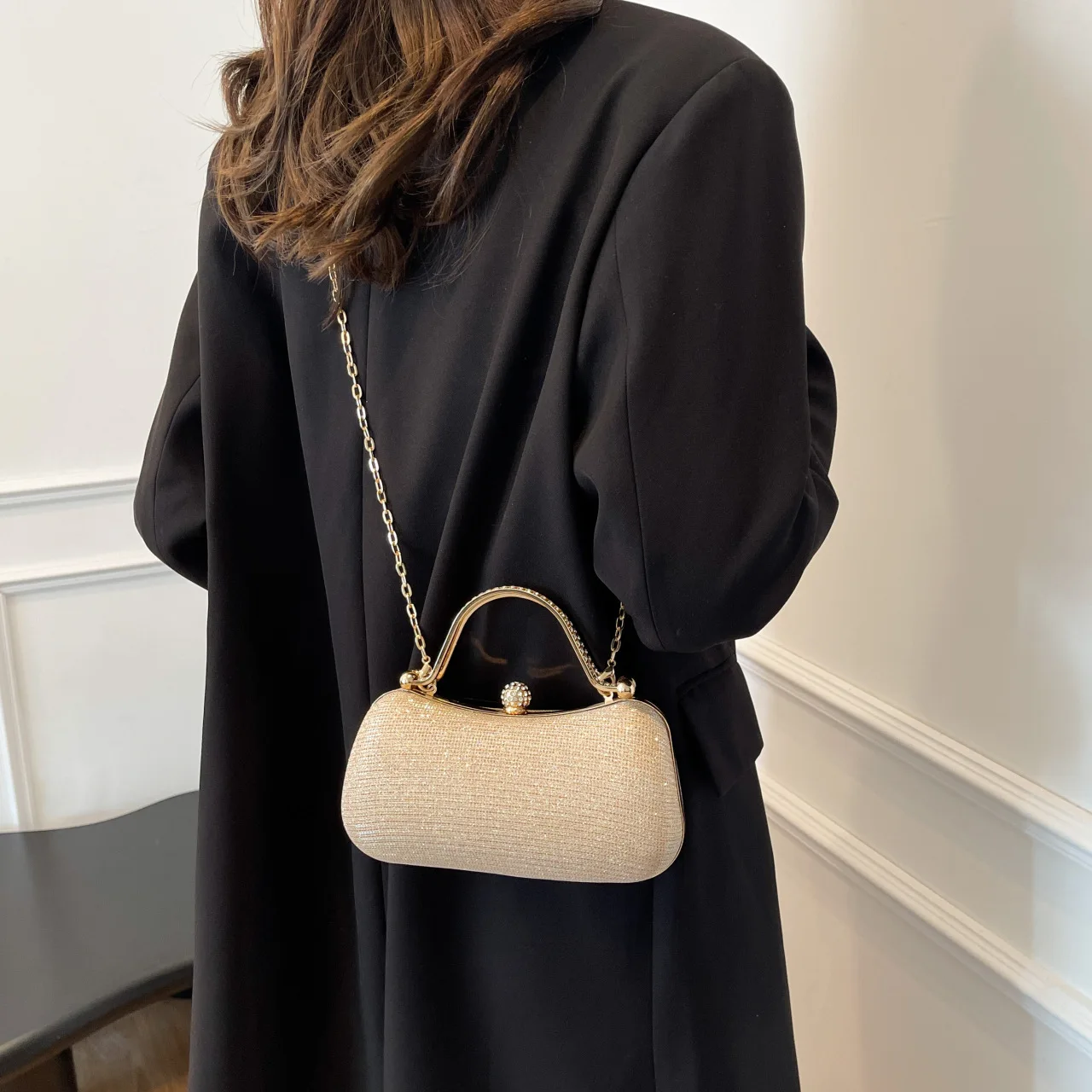 حقيبة كتف واحدة حقيبة عشاء كاجوال حقيبة يد حقيبة صندوقية