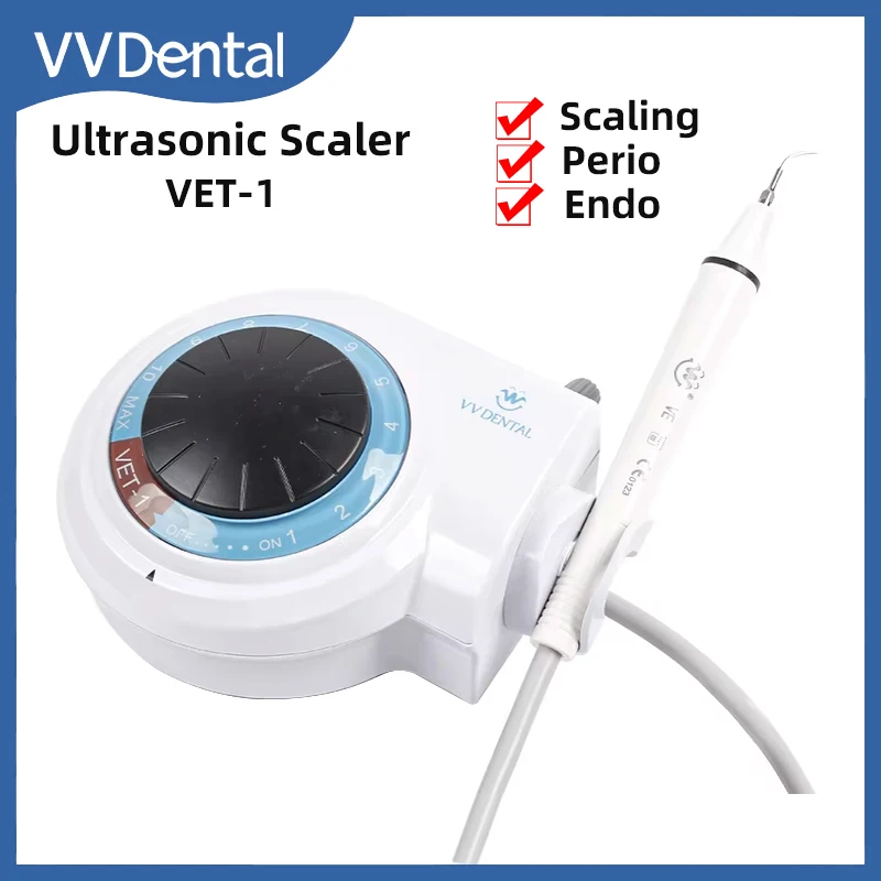 VVDental Ultrasonic Scaler Piezo Handpiece Oral Cleaning Dental Calculus Smoke Stains Teeth Plaque Machine For Dental Clinic