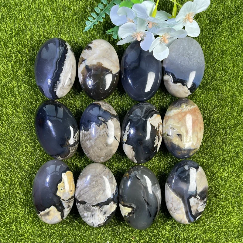 

#'# Hot Sales High Quality Healing Crystal Quartz Fluorescent Agate Palm Stone For Collection