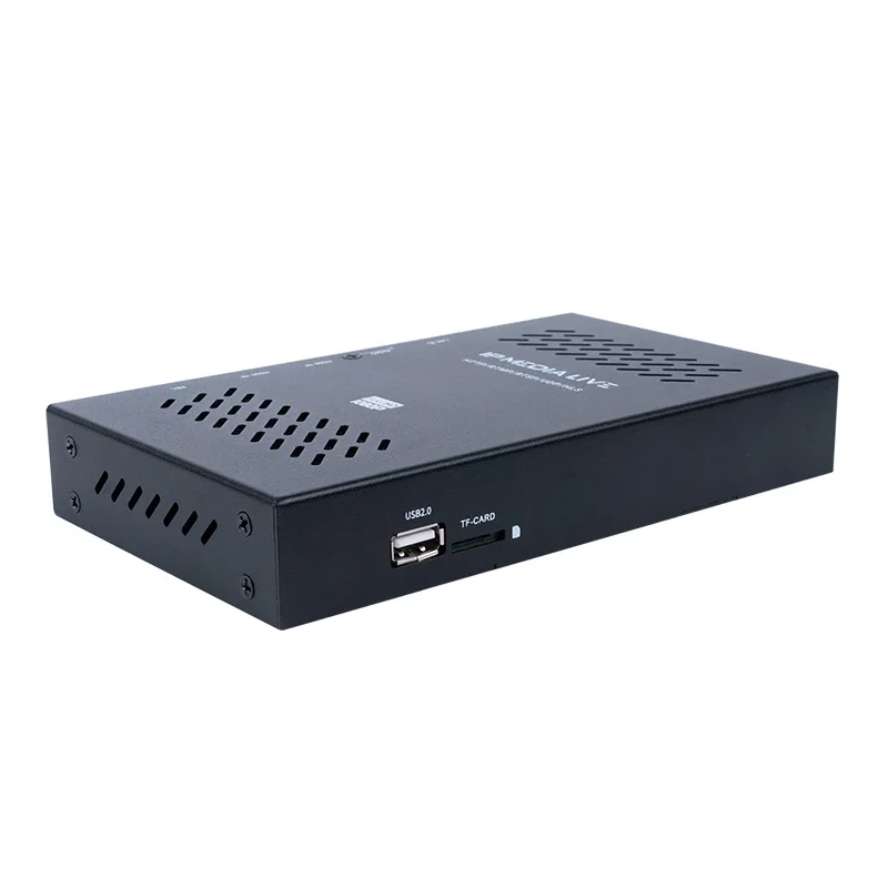 HSC-W Webrtc 4 streams H.264 H.265 HDMI  Encoder Decoder with HDMI Loop Out,8 rtmp,support TF card recoding